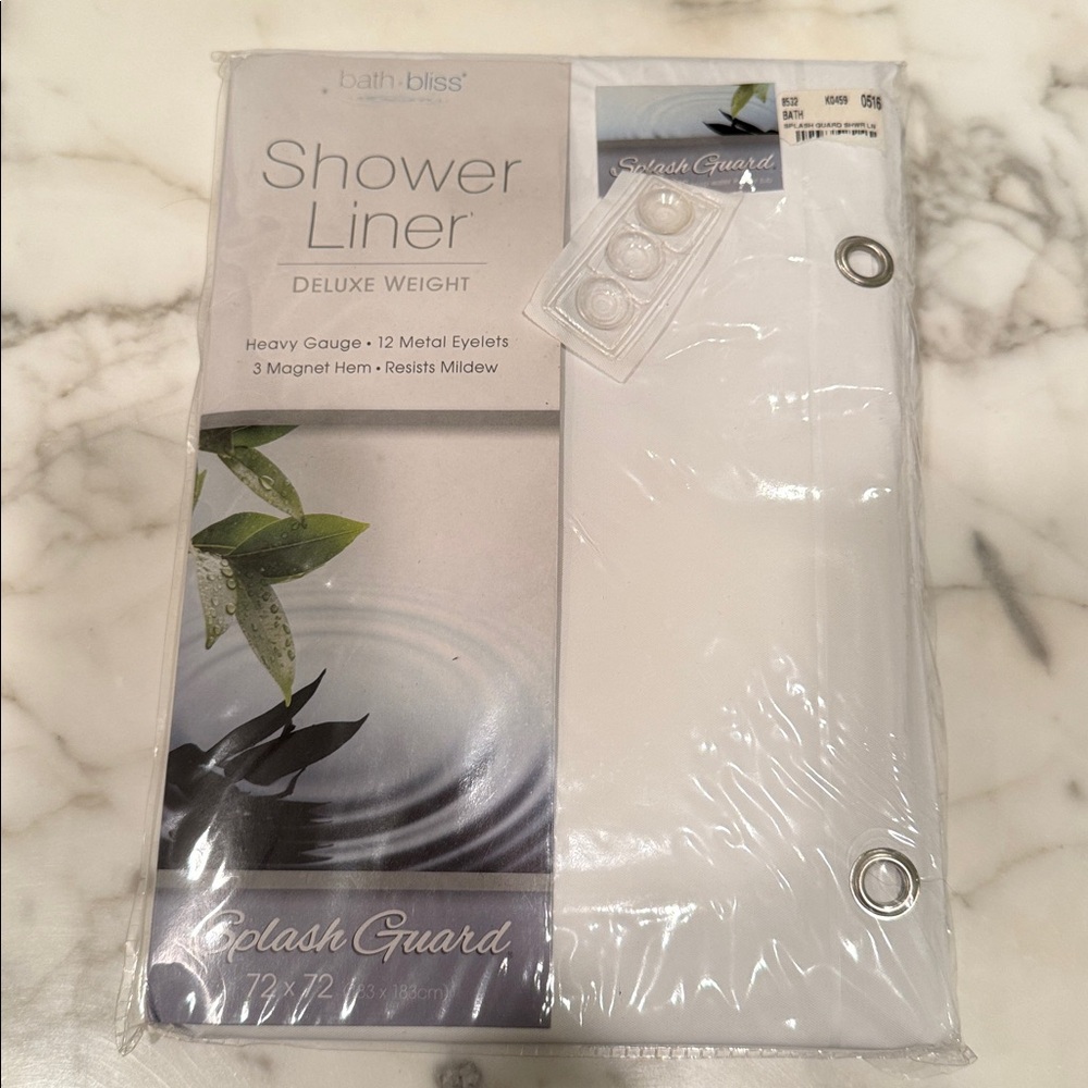 White Shower Liner